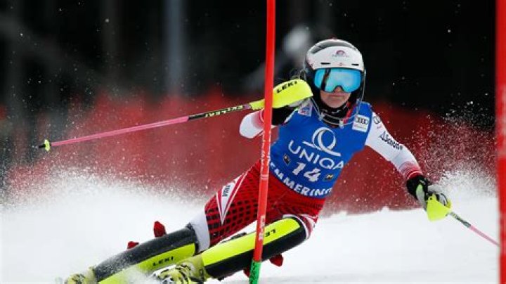 Competes in a downhill or Alpine Olympic event
