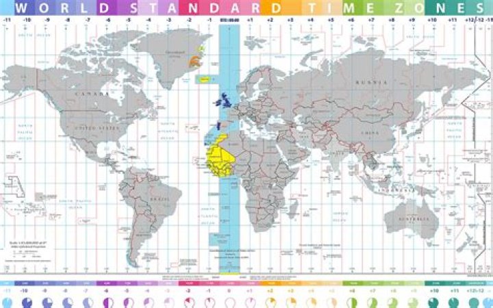 Continent that spans 11 time zones