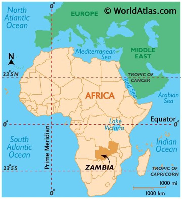 Continent with Zambia and Zimbabwe for short