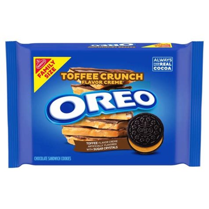 Cookie with a Toffee Crunch flavor