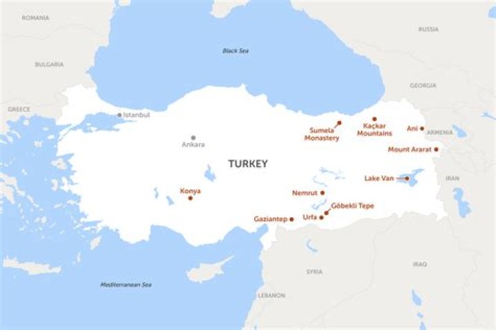 Country east of Turkey