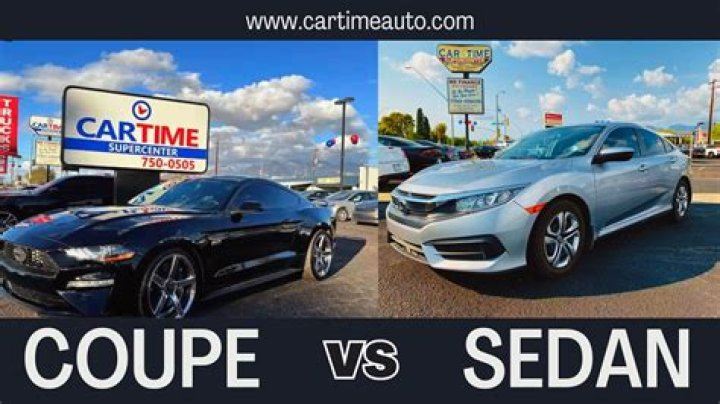 Coupe or sedan for example