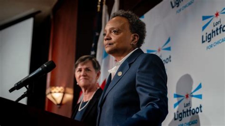 Current Chicago mayor Lightfoot