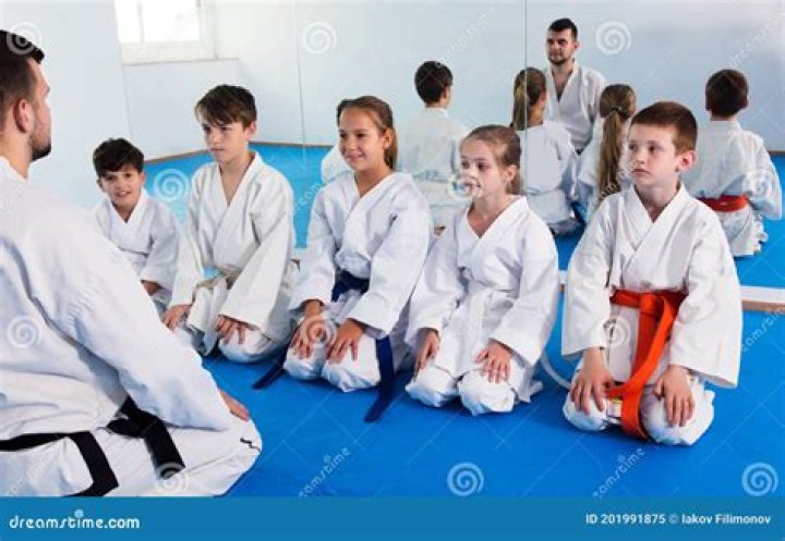 Cushions in karate class