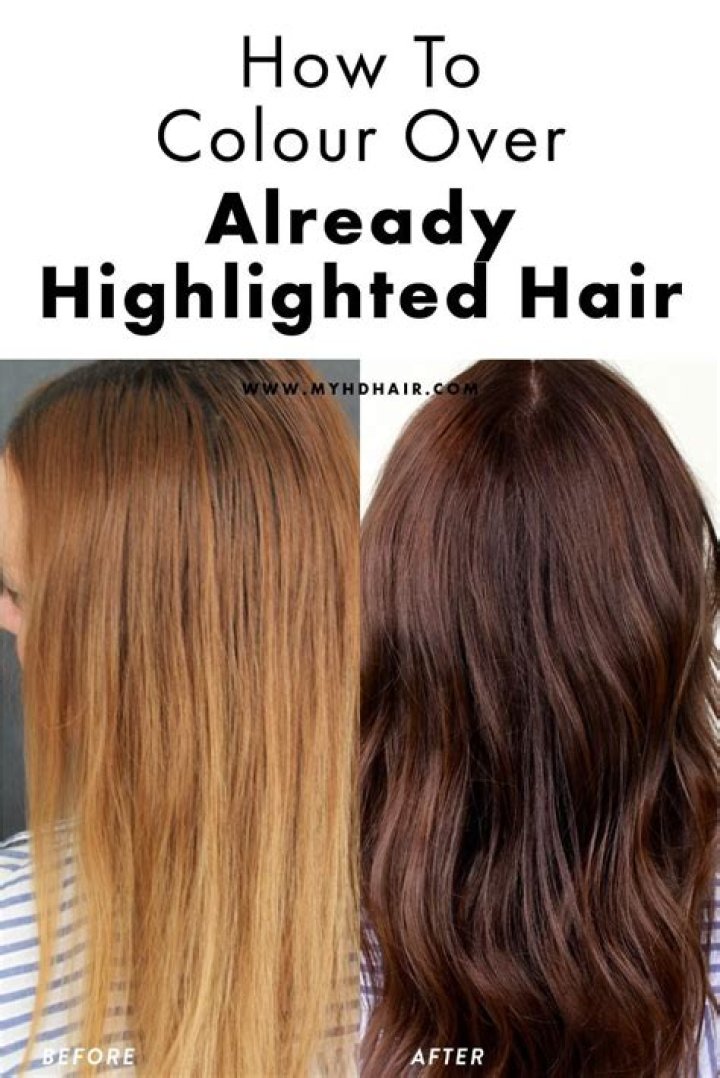 Darken your hair color perhaps