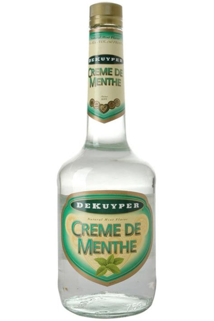 ___ de menthe (type of liqueur)