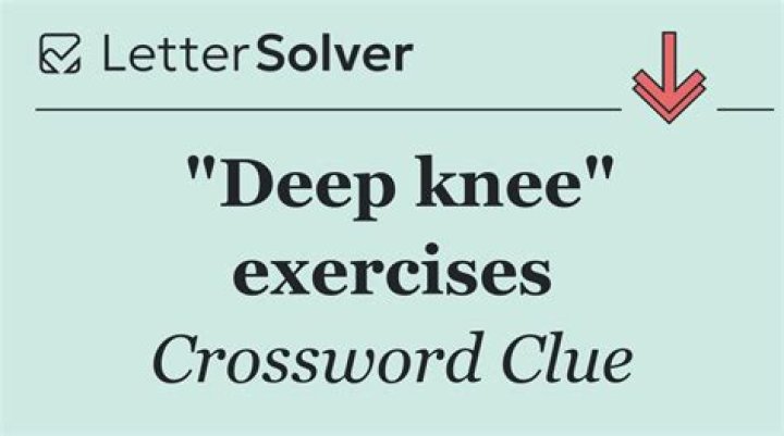 Deep knee exercises