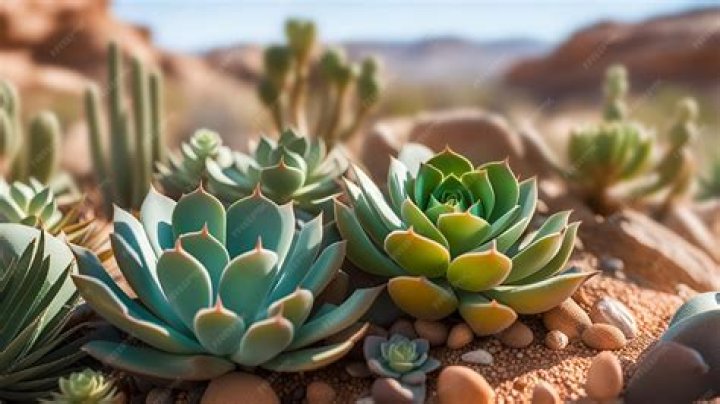 Desert succulents