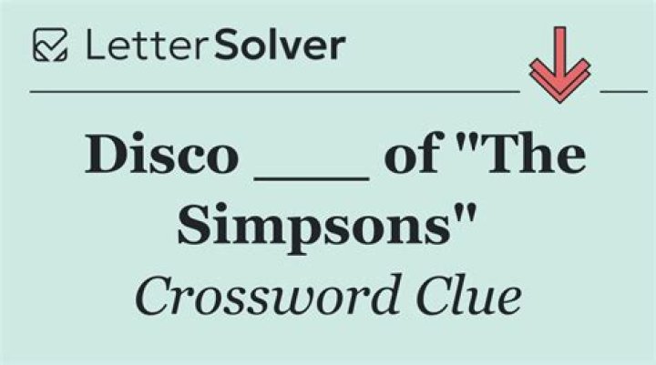 Disco ___ of The Simpsons