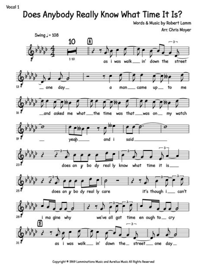 Does Anybody Really Know What Time ___? (Chicago song): 2 wds.