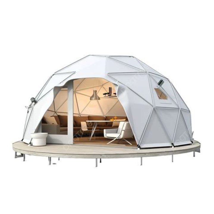 Dome-shaped tent that comes from Mongolia