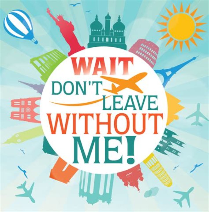 Don't leave without me!: 2 wds.