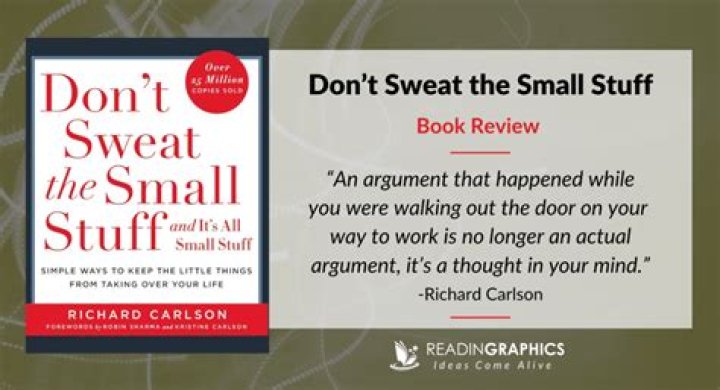 Don't sweat the ___ stuff