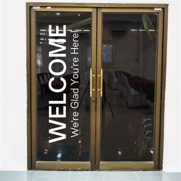 Door's welcome accessory