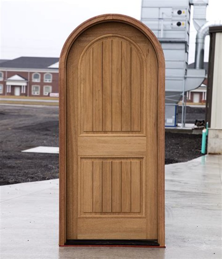 Doorway architectural feature with a rounded top