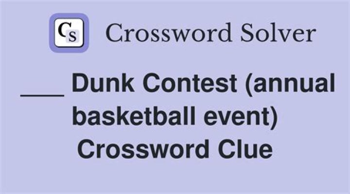 ___ Dunk Contest (annual basketball event)