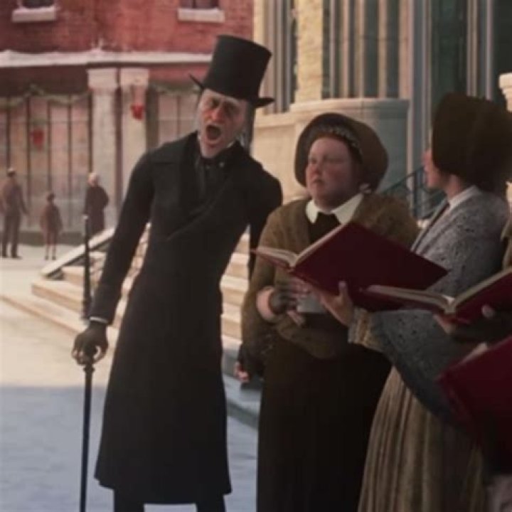 Ebenezer Scrooge's grouchy interjection