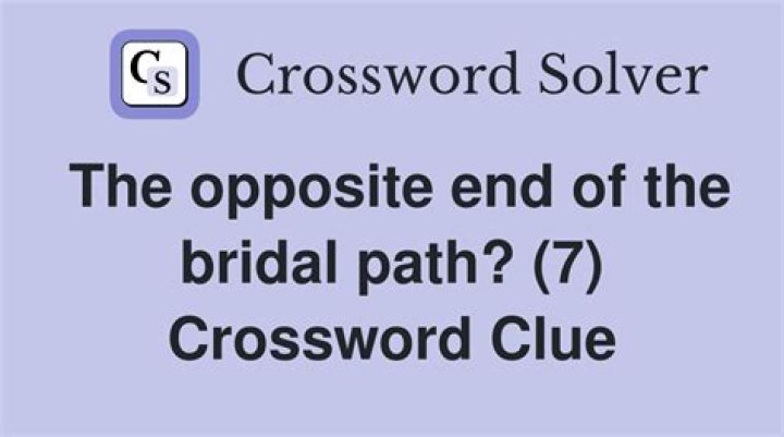 End of a bridal path