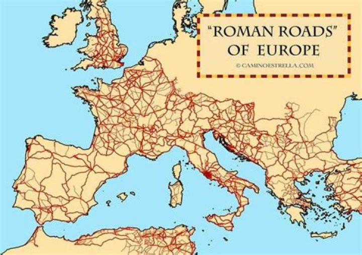 European city that all roads lead to