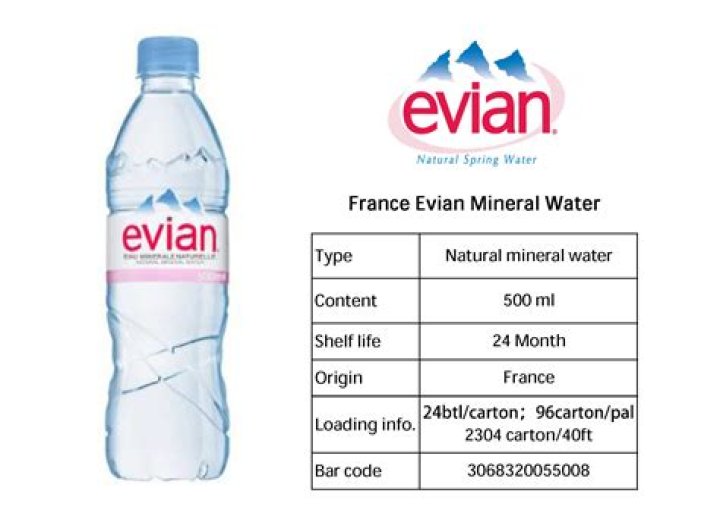 Evian or Perrier in French