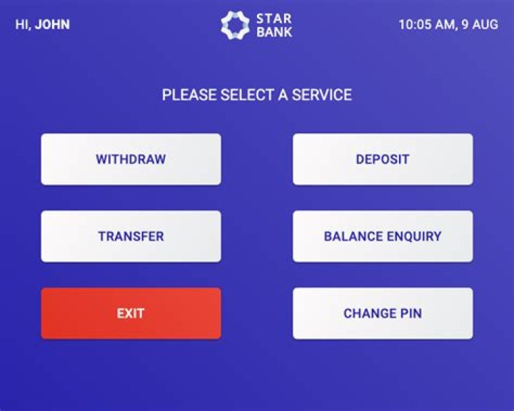 Extra charge as from an ATM