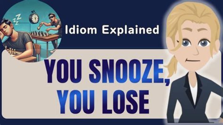 Fable's long-eared hopper who lived the idiom You snooze you lose