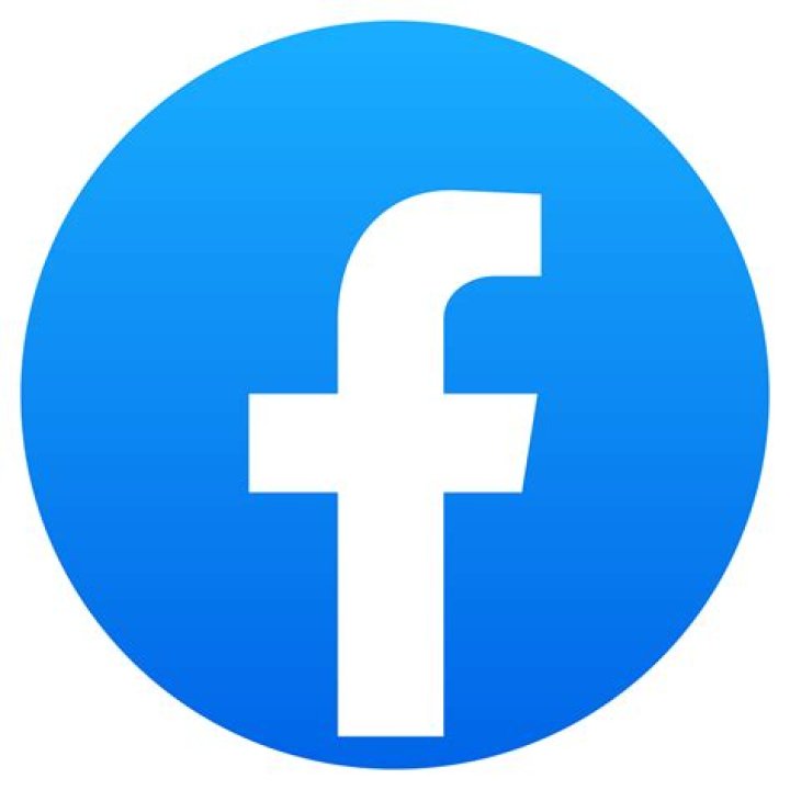 Facebook's blue f for example