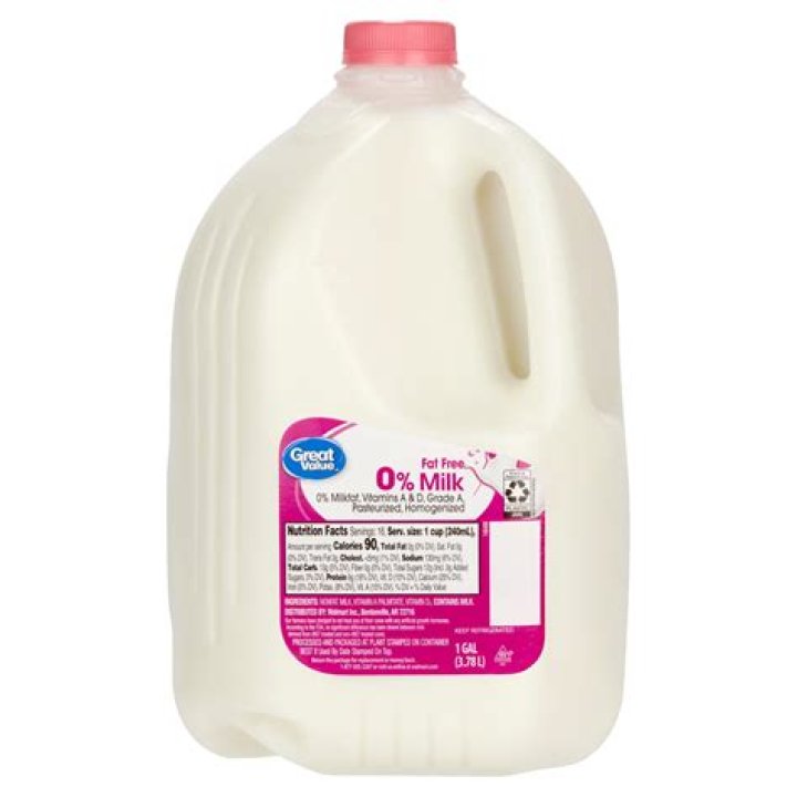 Fat-free variety of milk