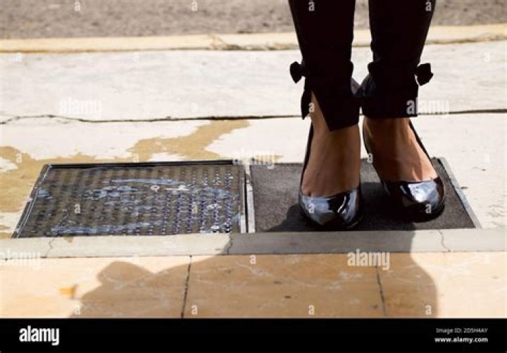 Feet wiping place in the foyer