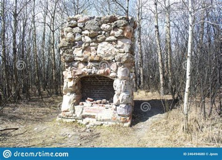 Fireplace remains