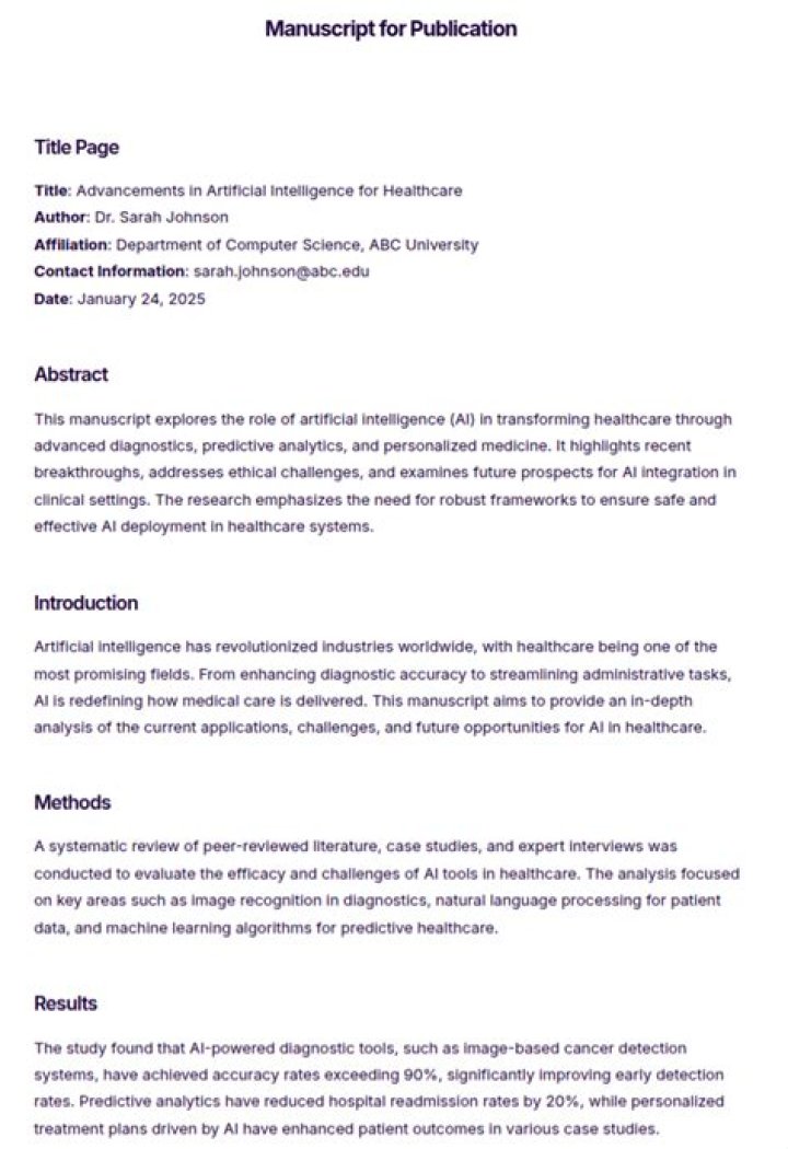 Fixes text for publication