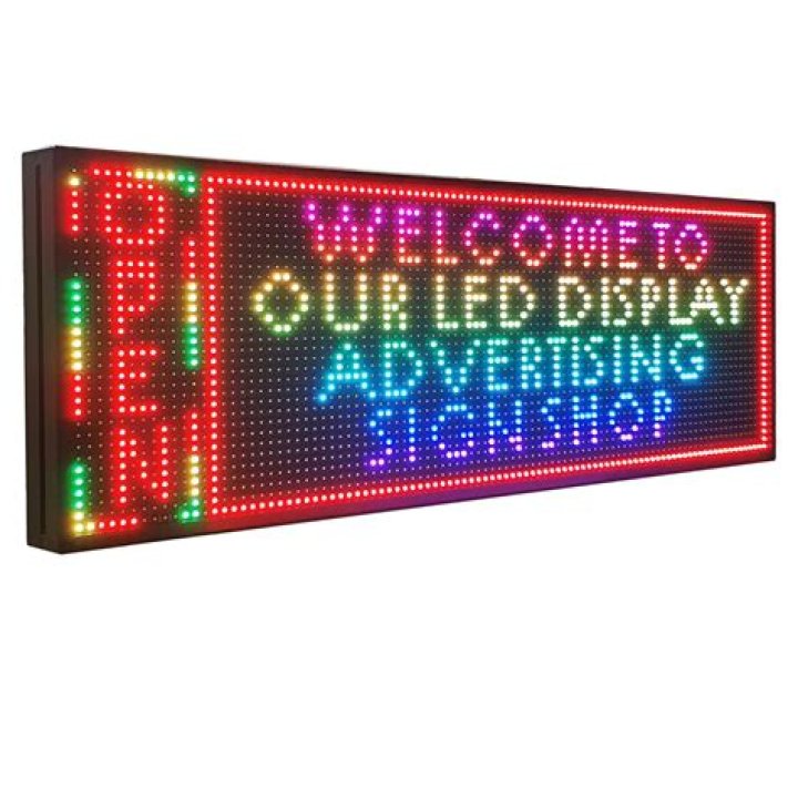 Fluorescent gas in bright advertising signs