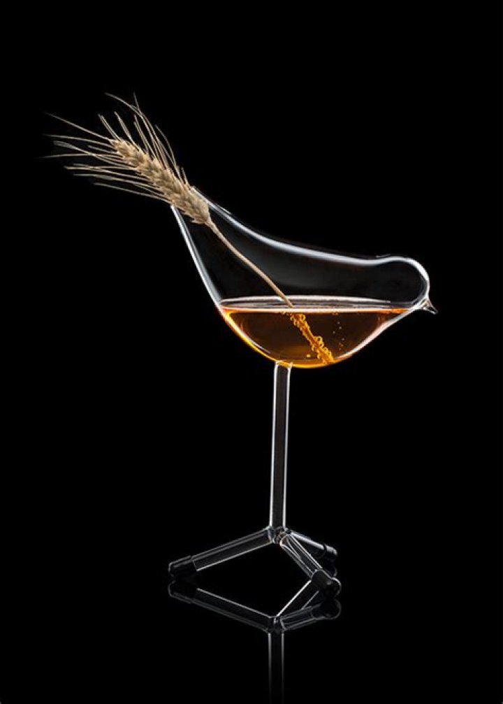 Game bird traditionally served under glass