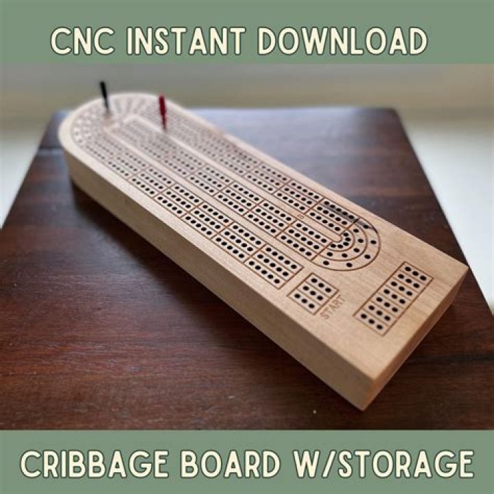Game pieces in a cribbage board