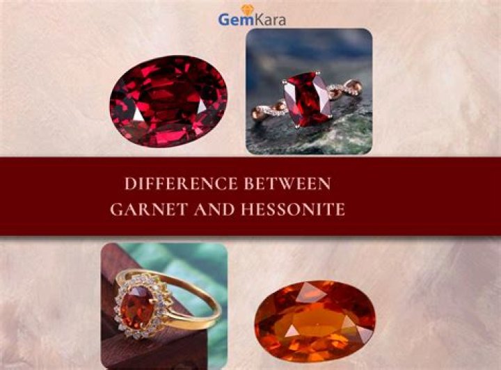 Garnet or amethyst for example