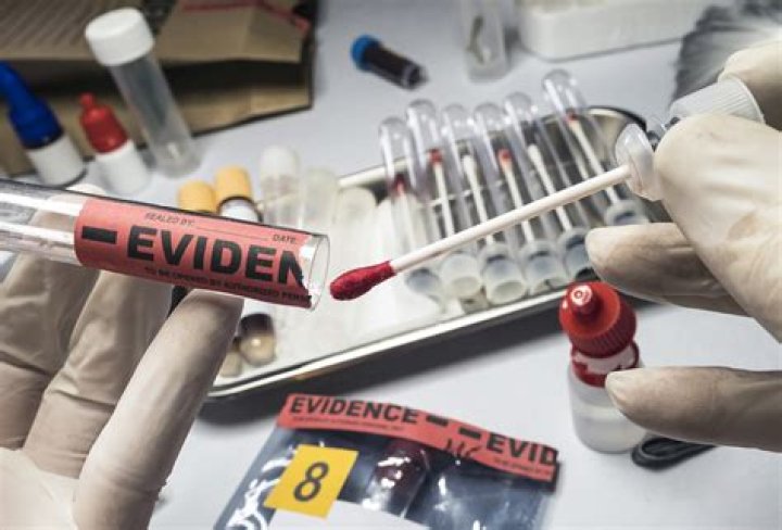 Genetic material analyzed in crime labs: Abbr.