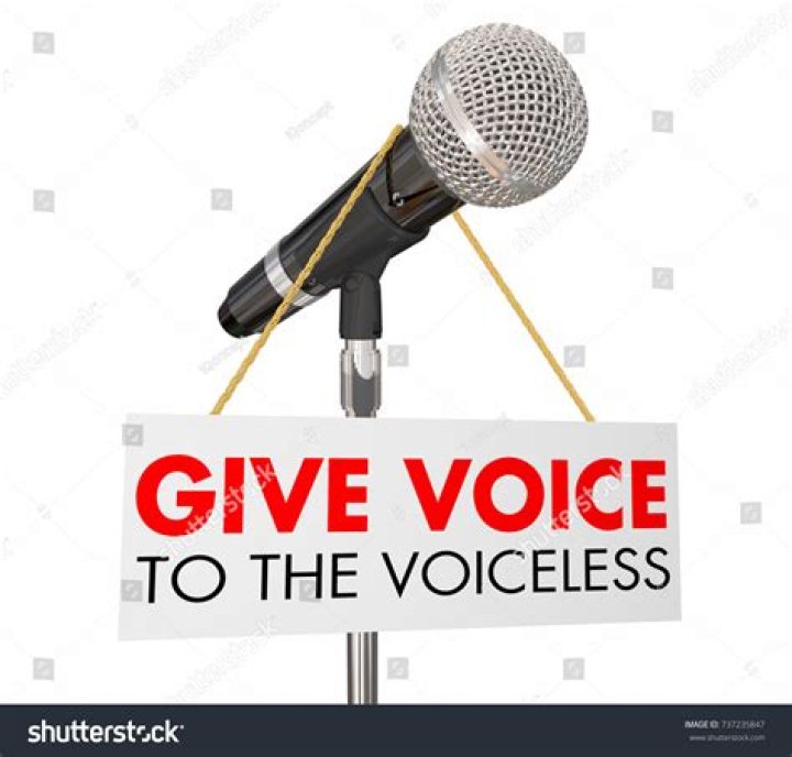 Give voice to
