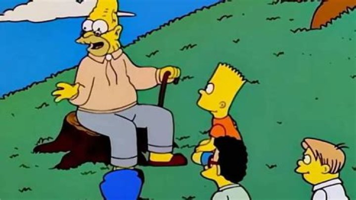 Grampa on The Simpsons