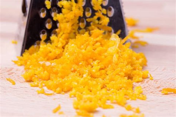 Grated citrus rind