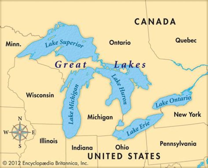 Great Lake that borders Ohio