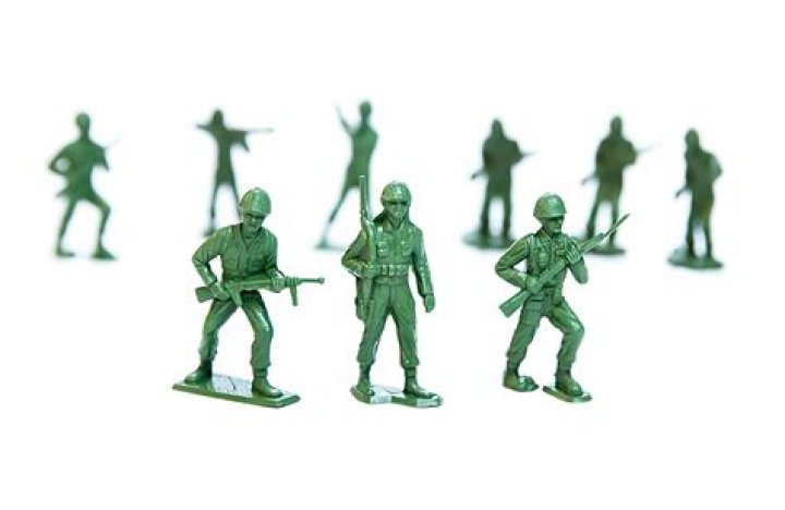 Green ___ men (toy soldiers)