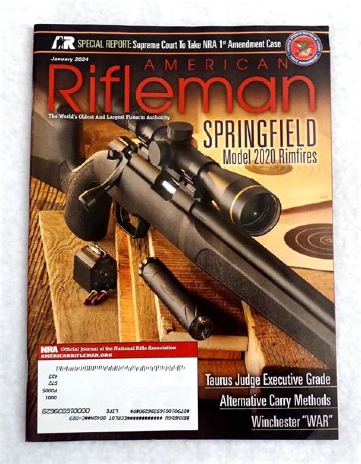 Group that publishes the magazine American Rifleman: Abbr.