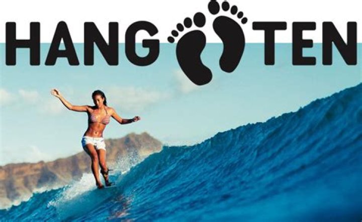 Hang ten on a board