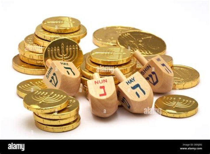 Hanukkah chocolate money