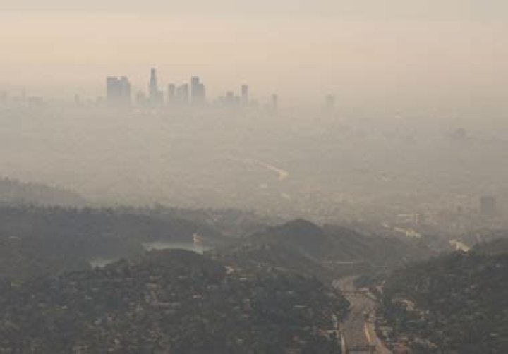 Haze over Los Angeles