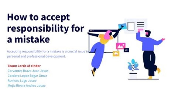 Hold responsible for a mistake