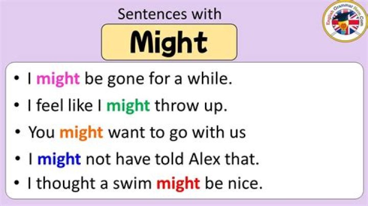 Homophone of might