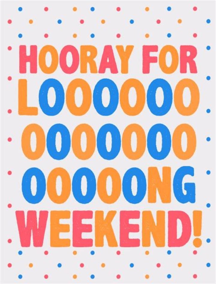Hooray for the weekend!: Abbr.