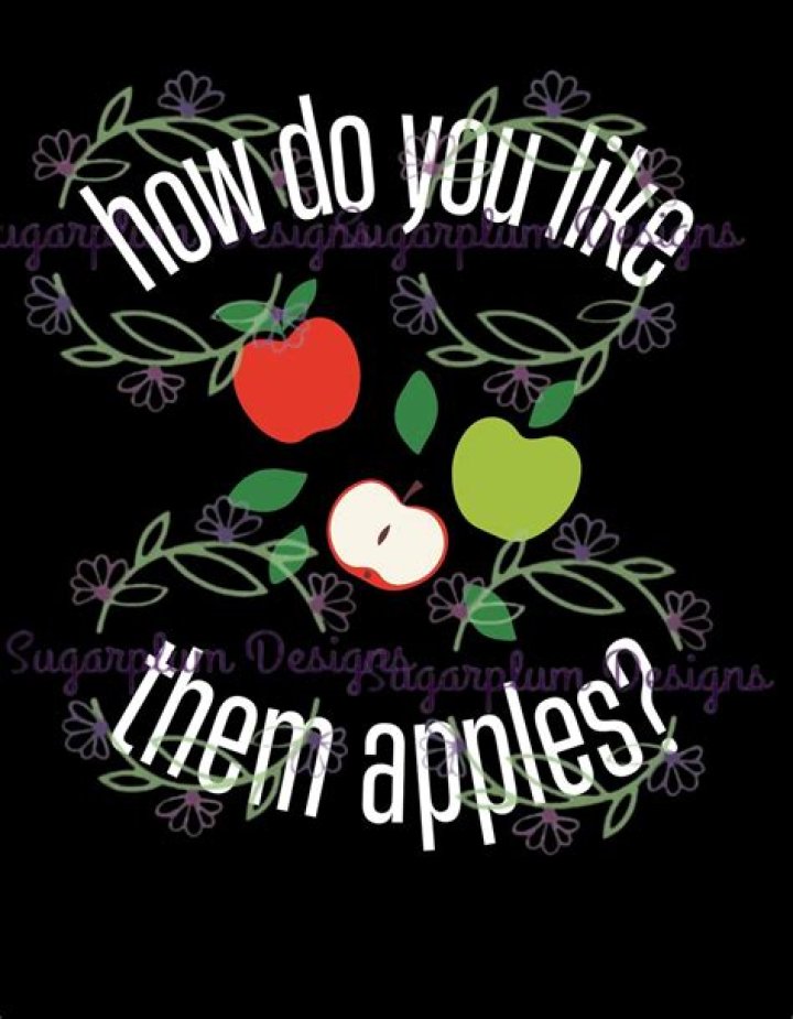 How do you like ___ apples?