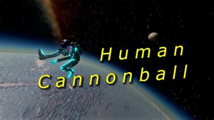 Human cannonball's landing place often